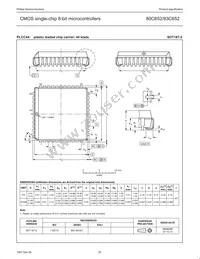 P80C652EBA/04 Datasheet Page 20