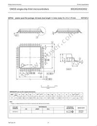 P80C652EBA/04 Datasheet Page 21