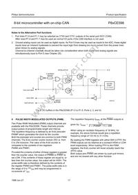 P80CE598FFB/00 Datasheet Page 17