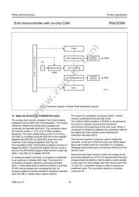 P80CE598FFB/00 Datasheet Page 19