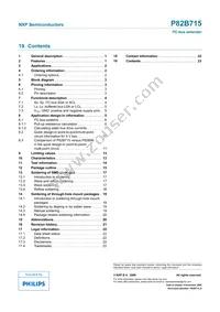 P82B715PN Datasheet Page 23