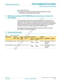 P87C51MB2BA/02 Datasheet Page 3