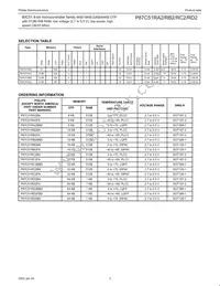 P87C51RD2FA Datasheet Page 3