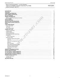 P87C554SFAA Datasheet Page 2
