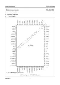 P87C557E8EFB/01 Datasheet Page 7