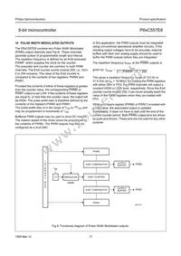 P87C557E8EFB/01 Datasheet Page 17