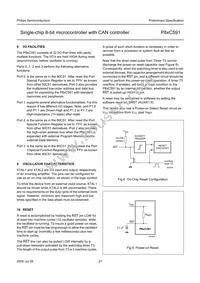 P87C591VFA/00 Datasheet Page 21