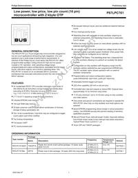 P87LPC761BN Datasheet Page 4