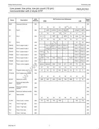 P87LPC761BN Datasheet Page 10
