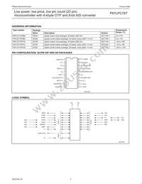P87LPC767FD Datasheet Page 5