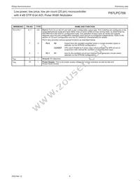 P87LPC768FN Datasheet Page 8