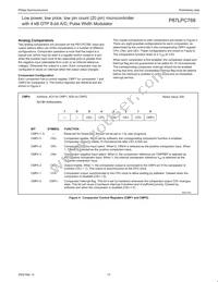 P87LPC768FN Datasheet Page 15