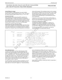 P87LPC768FN Datasheet Page 17