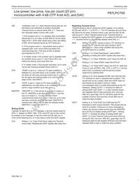 P87LPC769HD Datasheet Page 22