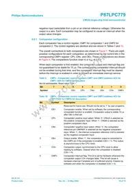 P87LPC779FDH Datasheet Page 18