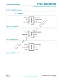 P89LPC908FD Datasheet Page 7