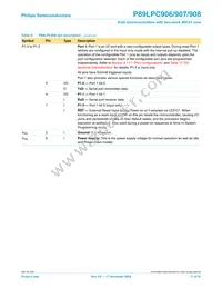 P89LPC908FD Datasheet Page 11