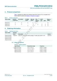 P89LPC914FDH Datasheet Page 3