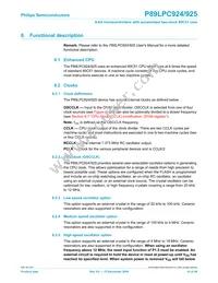 P89LPC925FDHY Datasheet Page 14