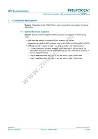 P89LPC932A1FA Datasheet Page 11
