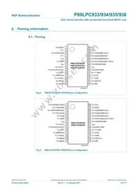 P89LPC933HDH Datasheet Page 5