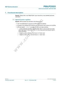 P89LPC9351FDH Datasheet Page 11