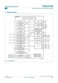 P89LPC938FHN Datasheet Page 4