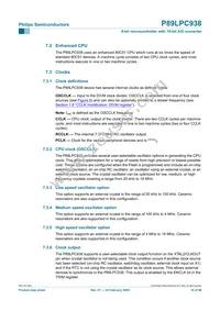 P89LPC938FHN Datasheet Page 19