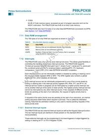 P89LPC938FHN Datasheet Page 22