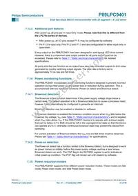 P89LPC9401FBD Datasheet Page 23