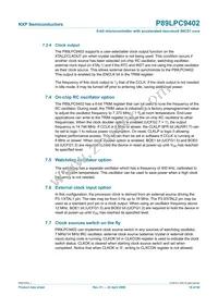 P89LPC9402FBD Datasheet Page 18