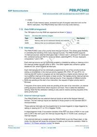 P89LPC9402FBD Datasheet Page 21