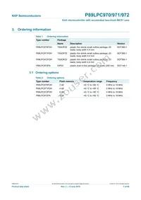 P89LPC972FN Datasheet Page 3