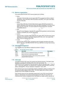 P89LPC972FN Datasheet Page 22