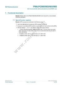 P89LPC985FDH Datasheet Page 14