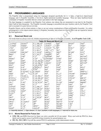 P8X32A-M44 Datasheet Page 17