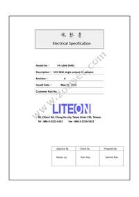 PA-1360-5M00 Datasheet Cover