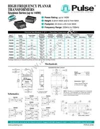 PA0491NL Datasheet Cover