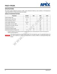 PA10A Datasheet Page 4