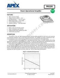 PA12H Datasheet Cover