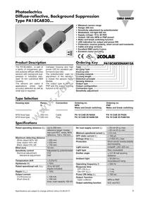 PA18CAB20PASA Datasheet Cover