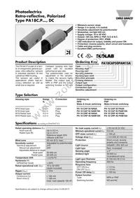 PA18CRP40PAM1SA Datasheet Cover