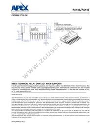 PA441DW Datasheet Page 17