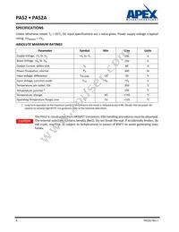 PA52A Datasheet Page 4