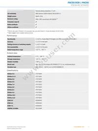 PAC50-DCB Datasheet Page 3