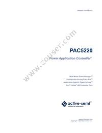 PAC5220QS-WP01 Cover