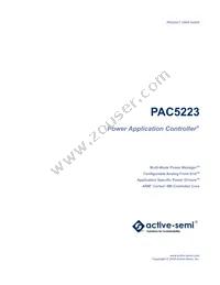 PAC5223QM Datasheet Cover