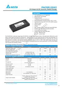 PACSR12042S Datasheet Cover