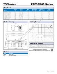 PAE100S48-5/V Datasheet Page 2