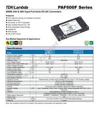 PAF600F24-12 Datasheet Cover